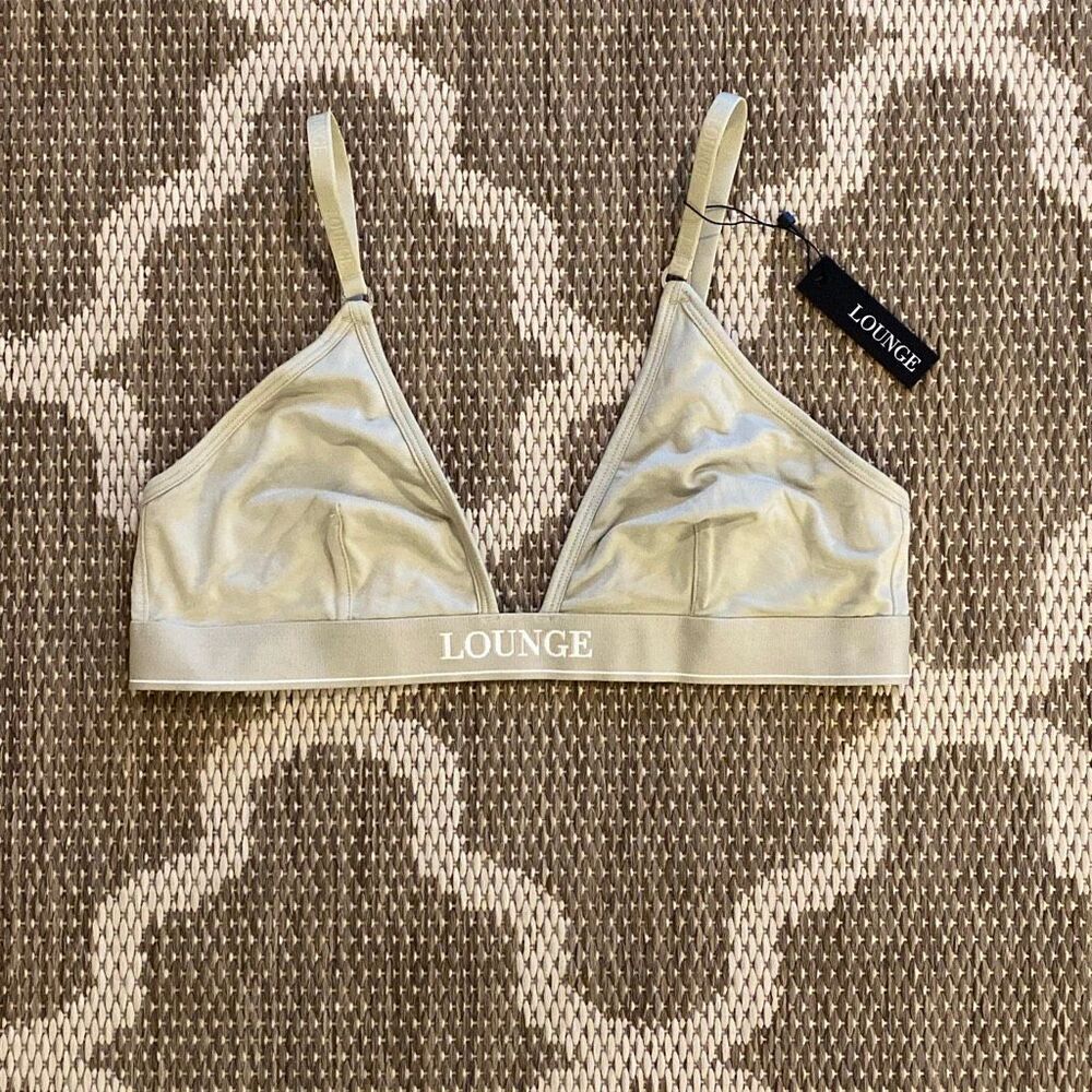 Lounge minimal triangle, bamboo bra, size medium